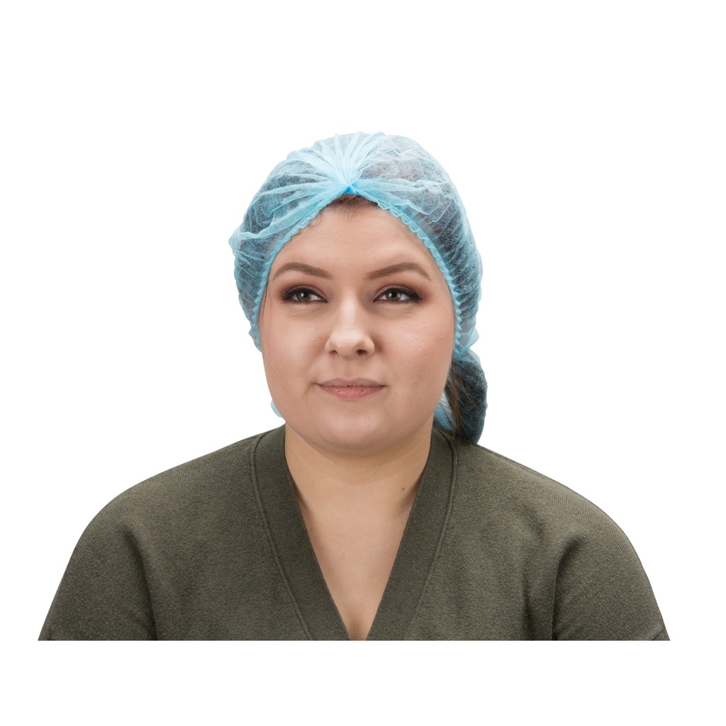 [ZEN-SGF189] Bonnet bouffant plissé taille 24" Polypropylène