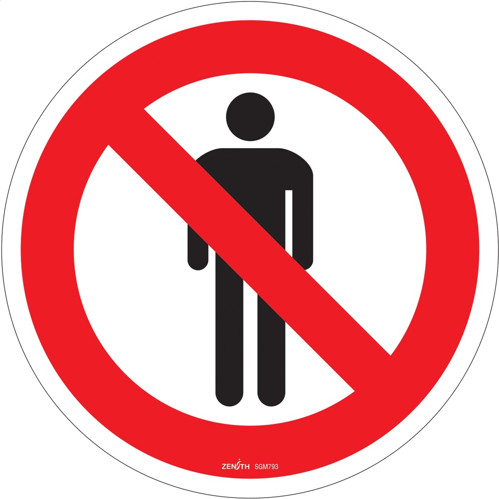 Enseigne de sécurité conforme à la CSA - Do Not Enter Vinyle 12" x 12"