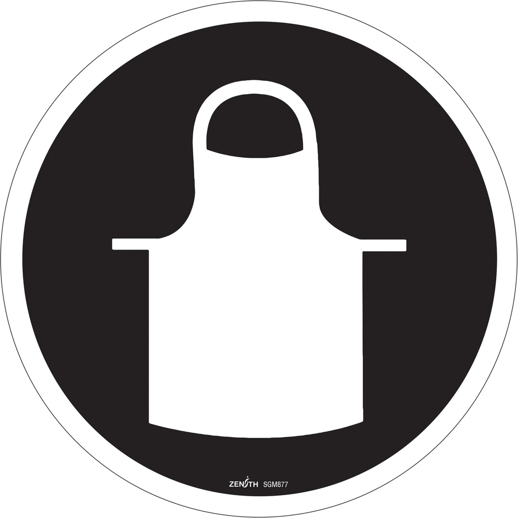 Enseigne de sécurité conforme à la CSA - Protective Clothing Vinyle 12" x 12"