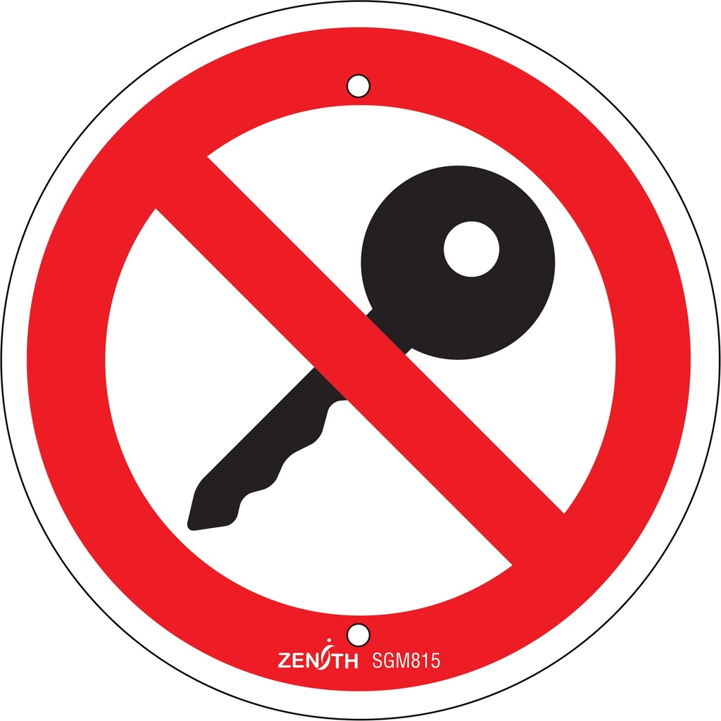 Enseigne de sécurité conforme à la CSA - Turn Off Engine Plastique 6" x 6"