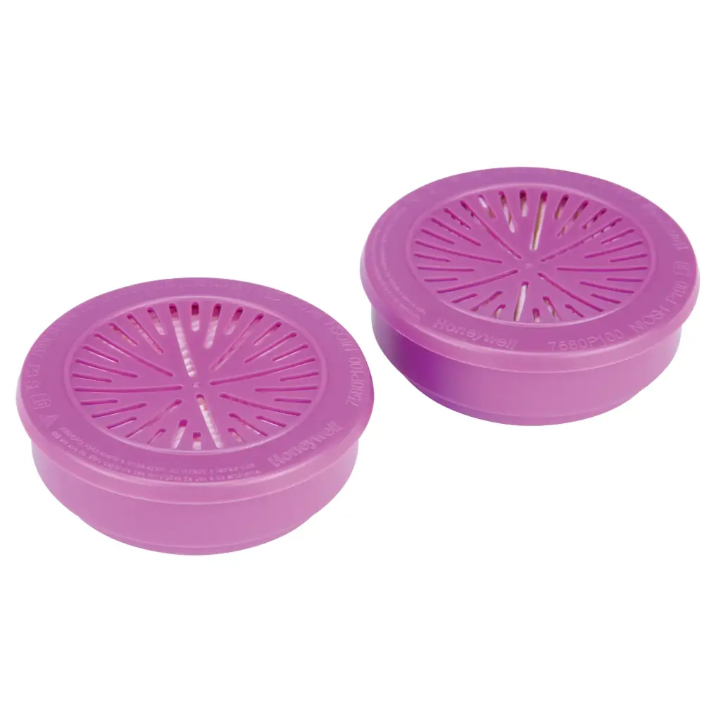P100 Particulate filters hardshell 2/Pk