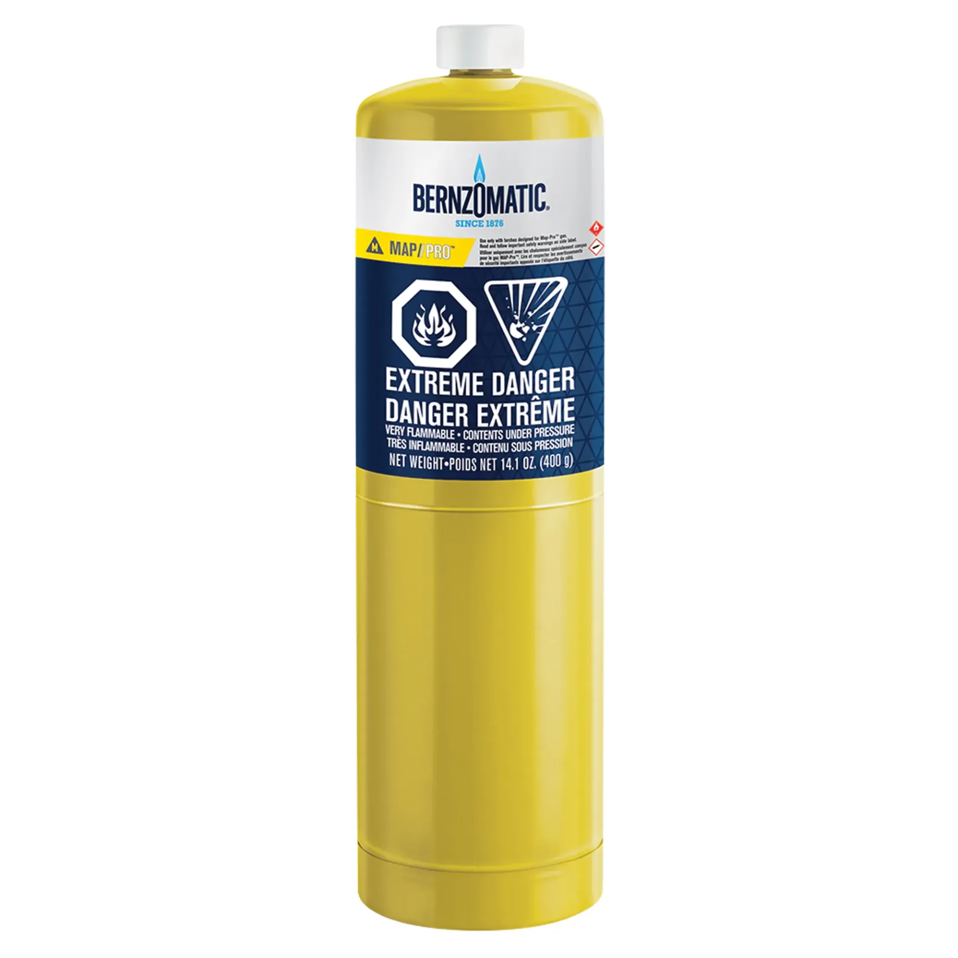 MAP-Pro Bouteille de gaz propylène de 14,1 oz