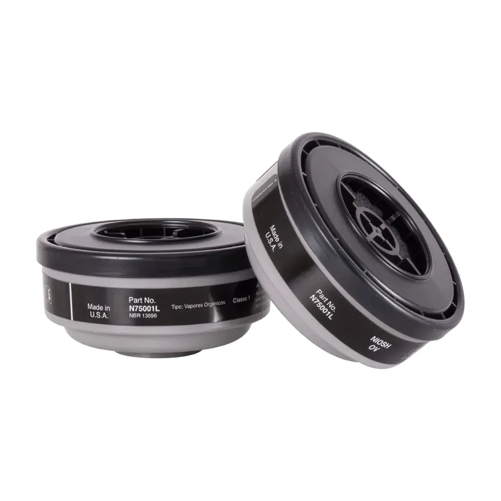[HNW-N75001L] North Cartouches pour respirateur gaz / vapeur, vapeur organique /Paire