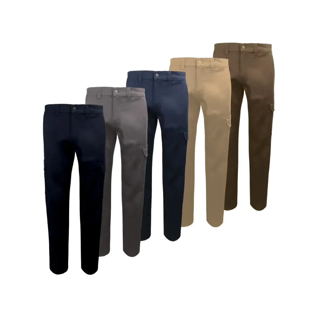 011EX Pantalon de travail cargo extensible (Black, Non-fini, 28)