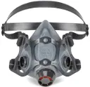 North 5500 Respirateur à demi-masque avec connexion double pour cartouches Série N taille Large