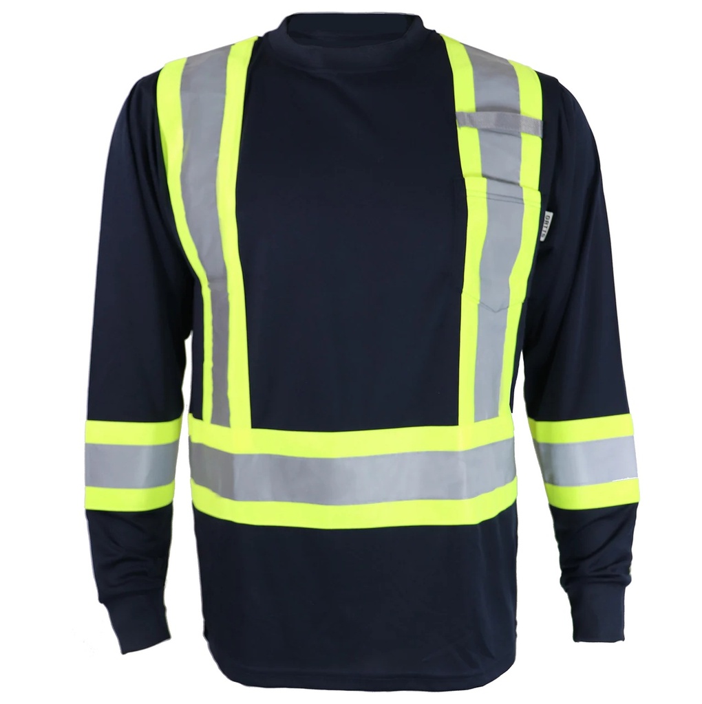 STX4LS High-Visibility Long Sleeve Shirt 100% Polyester