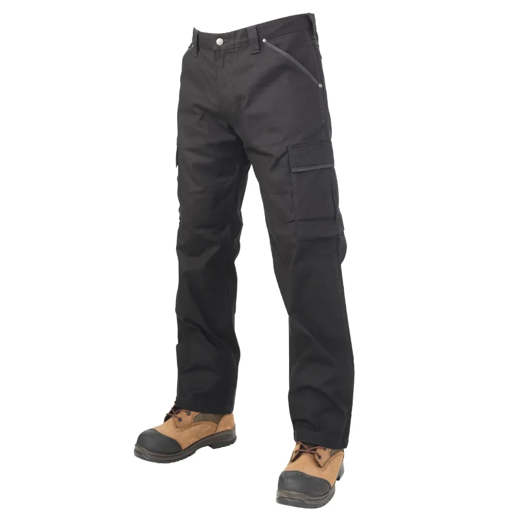 WP01 Pantalon cargo en duck extensible, coupe décontractée