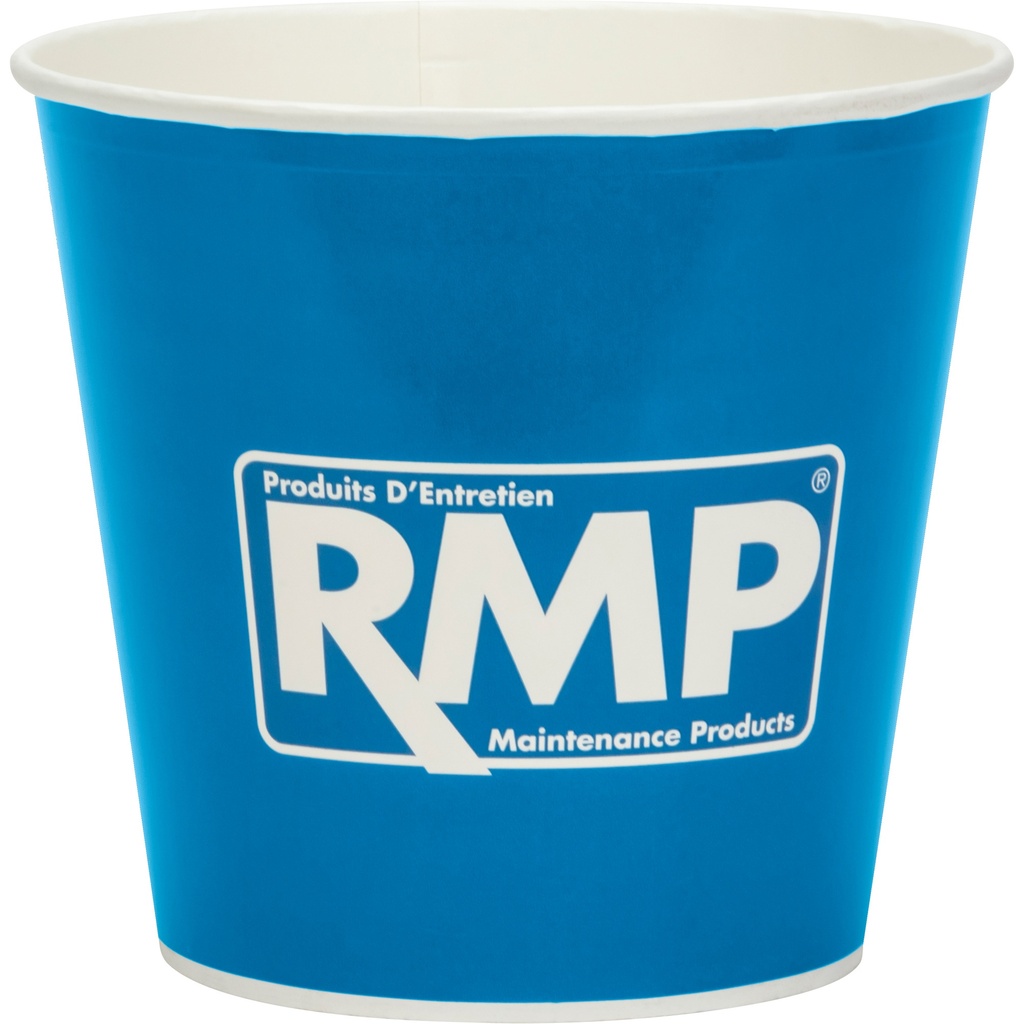[RMP-CG163] Seau jetable à revêtement double, 170 oz, Bleu