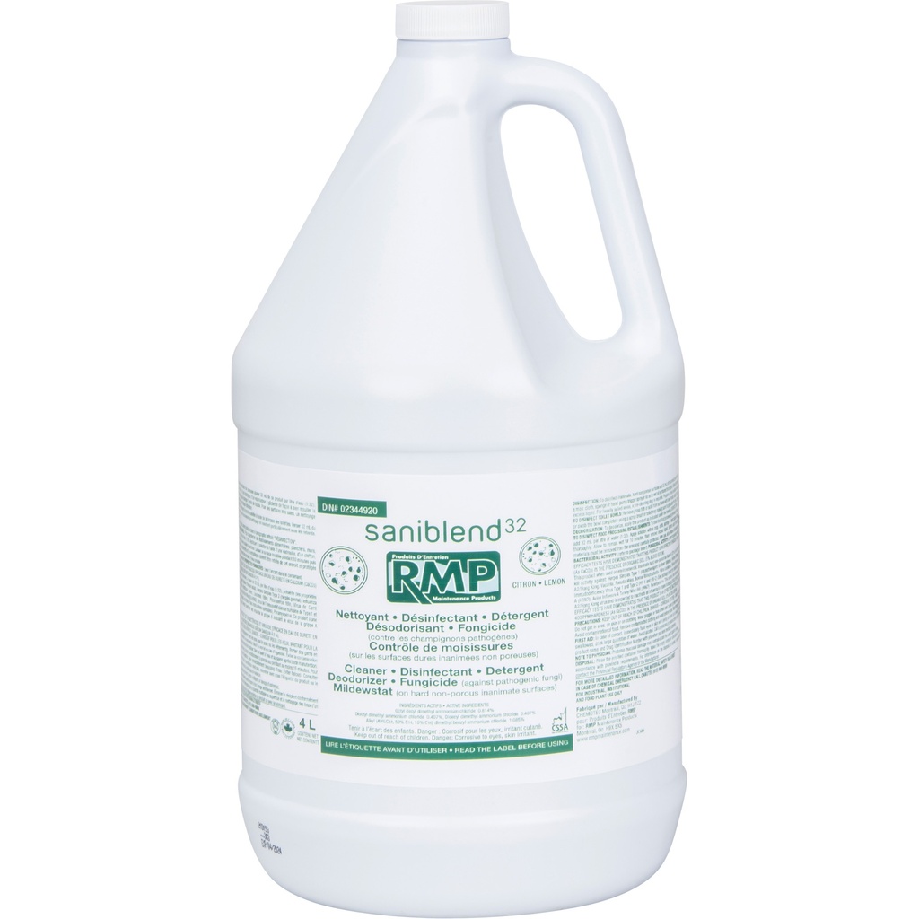 [RMP-JC686] Saniblend 32 Nettoyant désinfectant concentré 4L