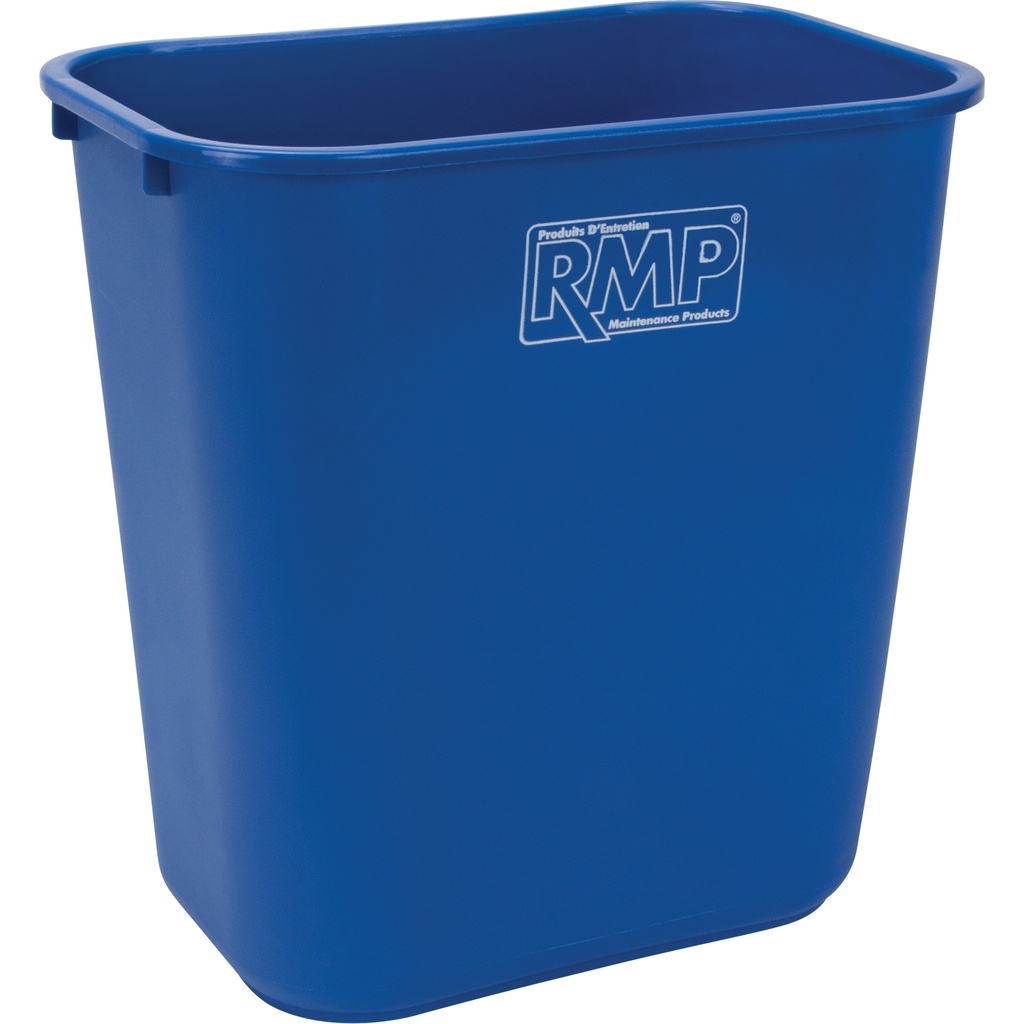 [RMP-JK675] Contenant de recyclage, 28 pintes US, De bureau, Bleu