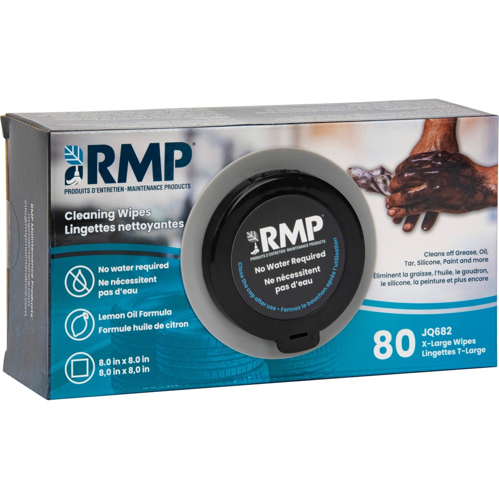 [RMP-JQ682] Lingettes nettoyantes 8" x 8" 80/Pqt