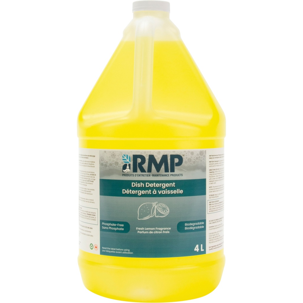 [RMP-JQ714] Savon au citron pour vaisselle Impact, 4 L, Citron
