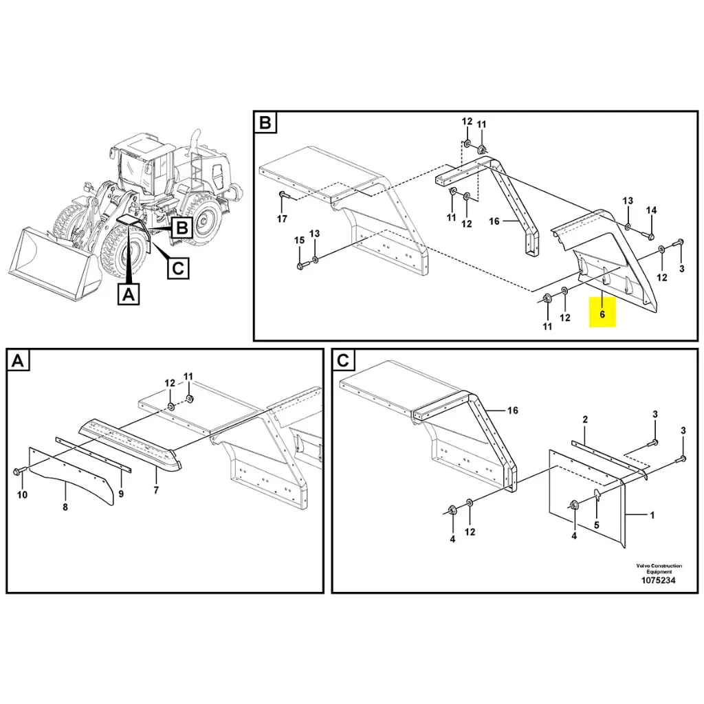 Élargisseur d'aile avant droite