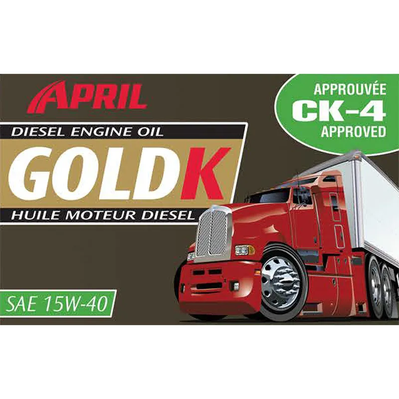 Gold K Huile moteur diesel 15W-40 205L