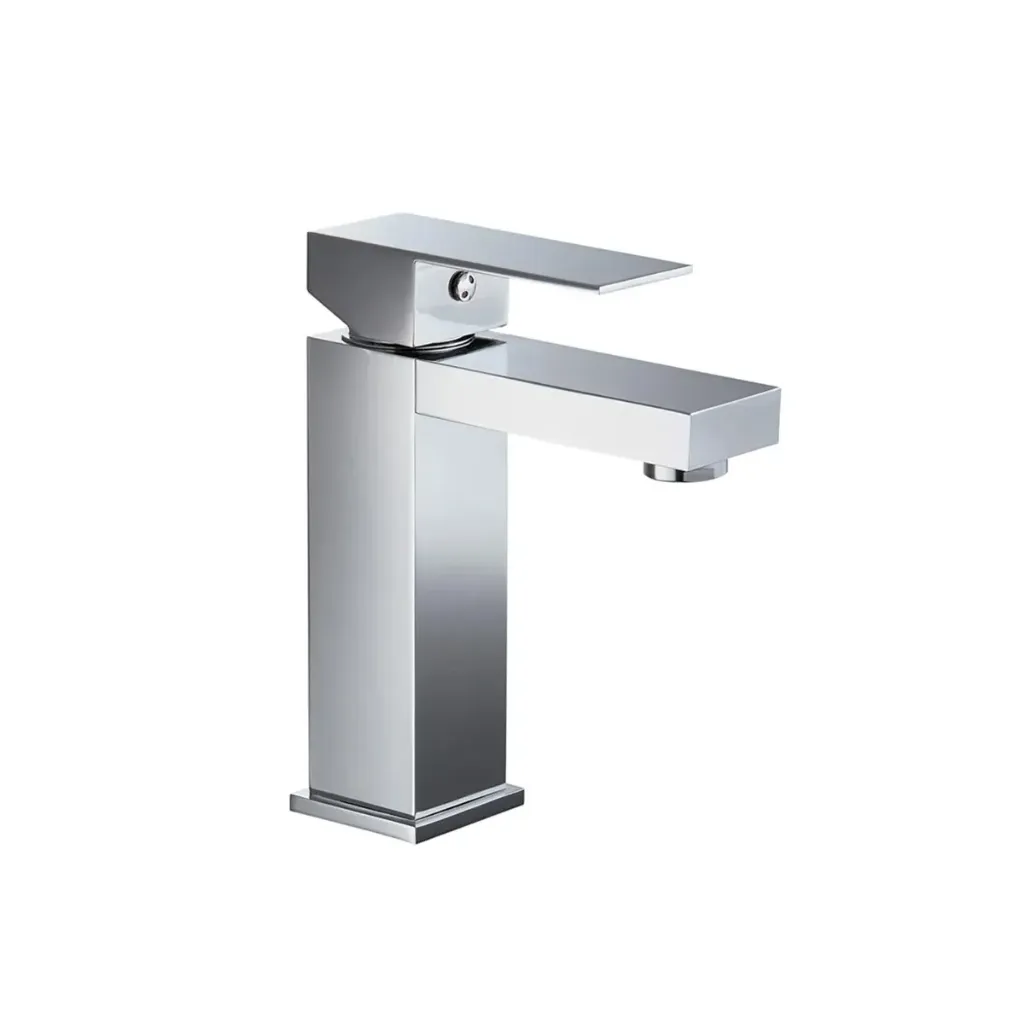 Rico Square Chrome Finish Sink Faucet