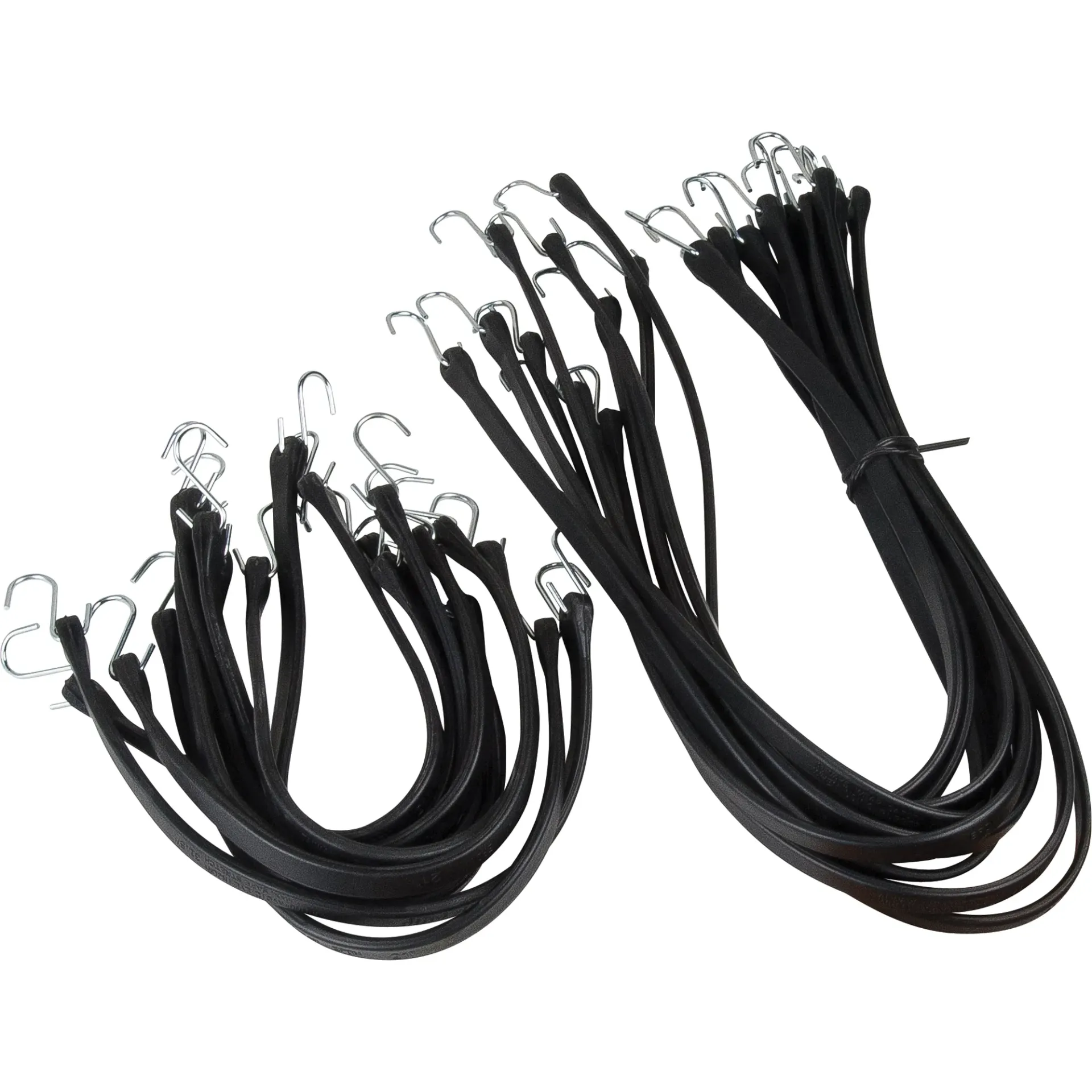 [KLE-PF092] Ensemble d'attaches en caoutchouc avec crochets 10 x 21" & 10 x 41"