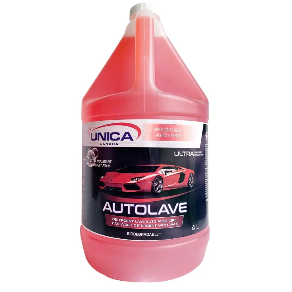 [UNI-NATN04] Autolave Détergent ultra concentré avec cire pour lavage automobile 4L