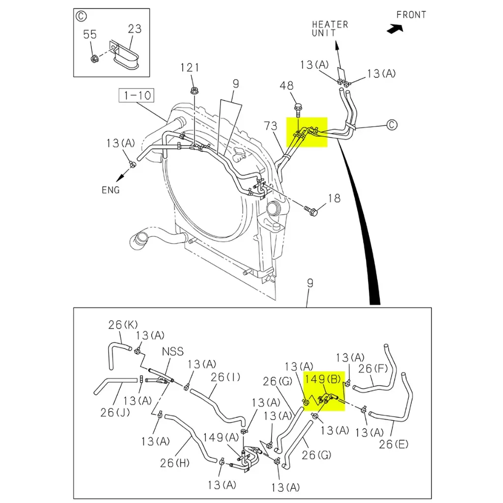 [ISU-8978267680] Ensemble de raccord pour tuyaux de chauffage