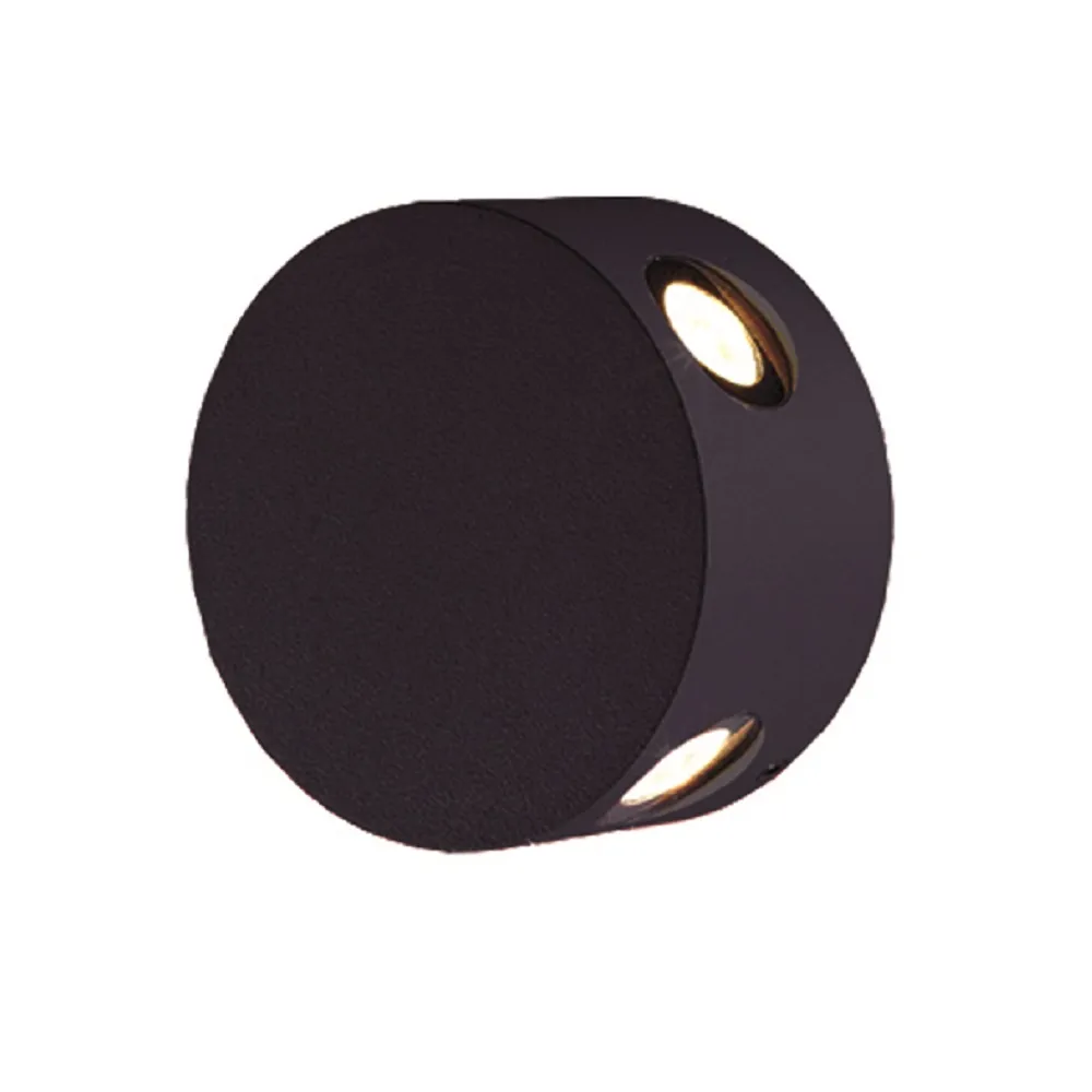 [CAN-CL-WL-2442A-4W-3K-IP54-BL] Luminaire mural extérieur 4 x 1W 3000K finition noire