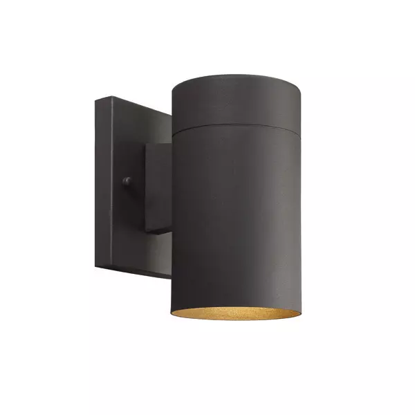 [CNM-IOL211BK] NIGHT SKY Luminaire mural extérieur cylindrique, éclairage vers le bas 1 x E26 100W Max noir