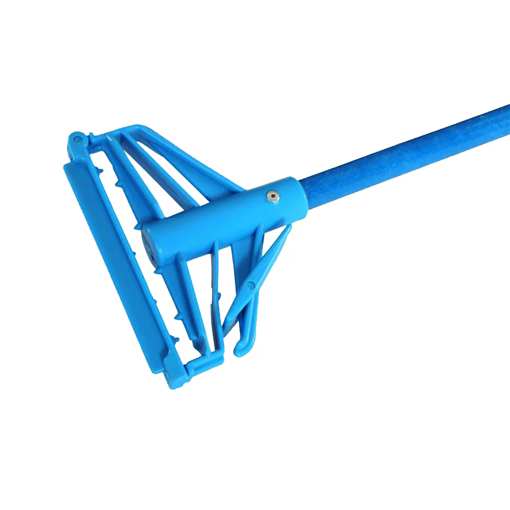 Manche pour vadrouille humide en fibre de verre 54" bleu