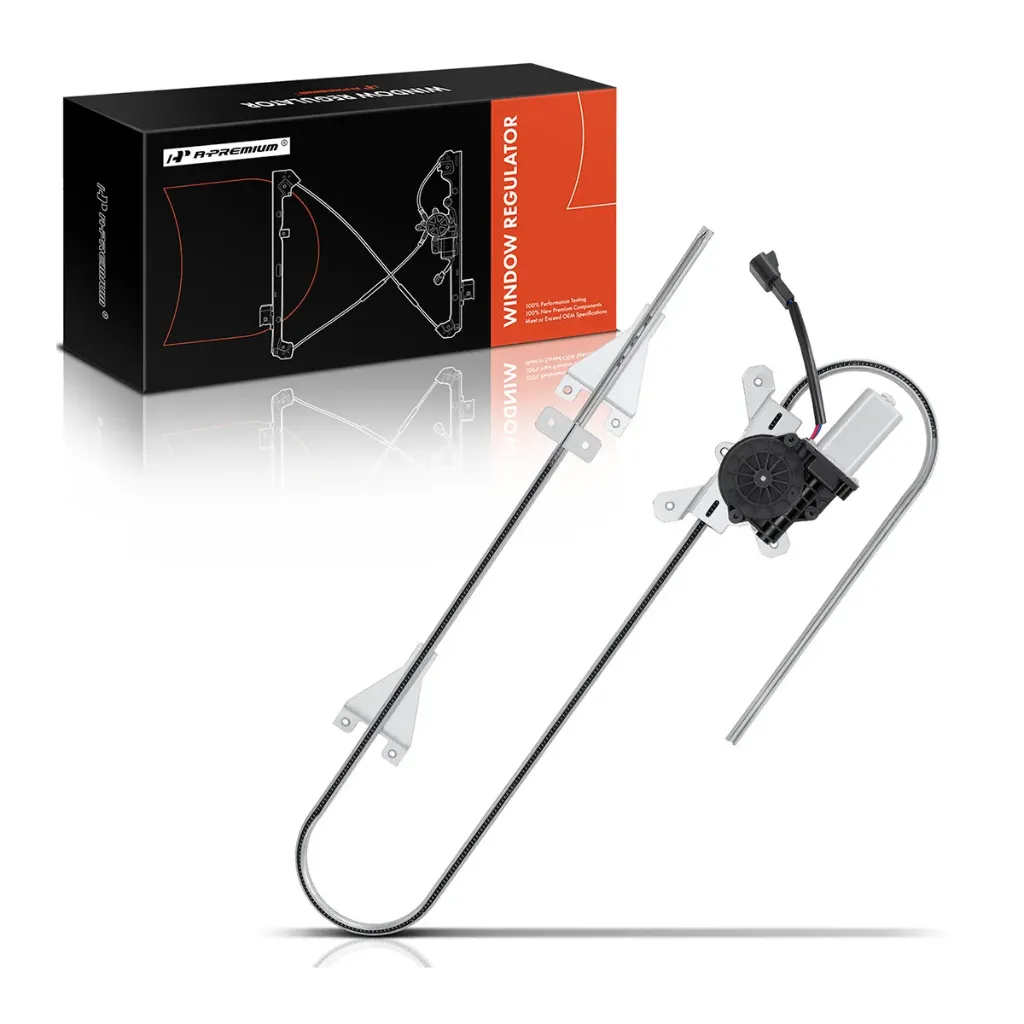 Power window regulator with motor – Front passenger side
