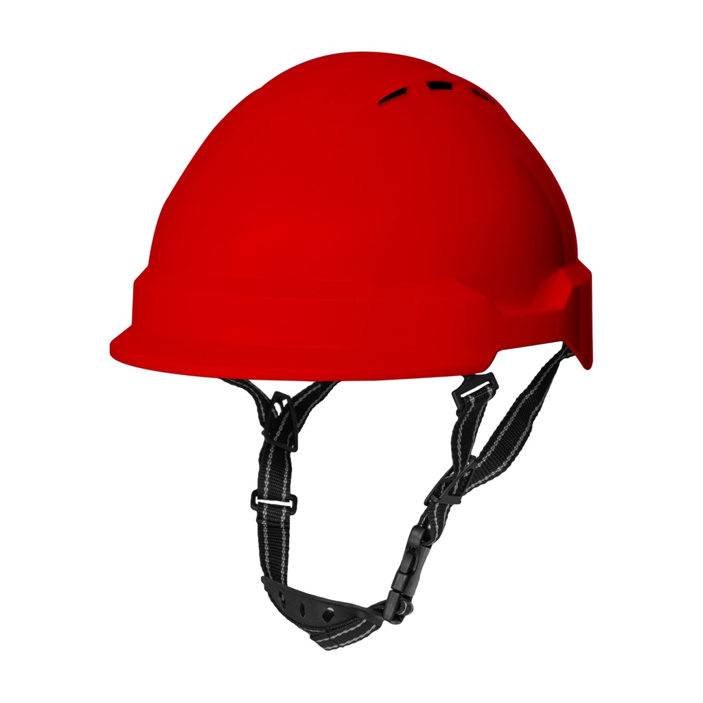 Wind Ventilated Safety Helmet CSA Class C Type II with Chin Strap and One-D Rotor Suspension