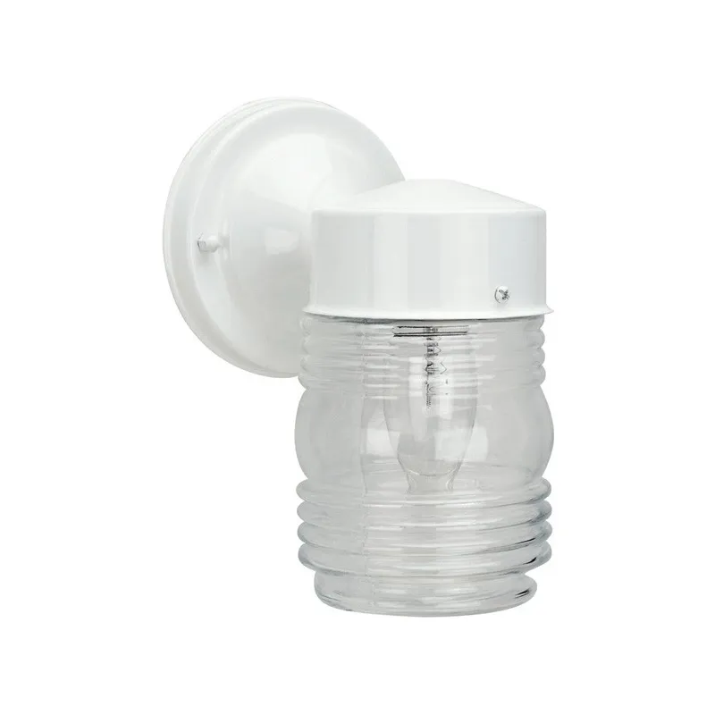 Luminaire mural extérieur 1 x E26 60W Max blanc