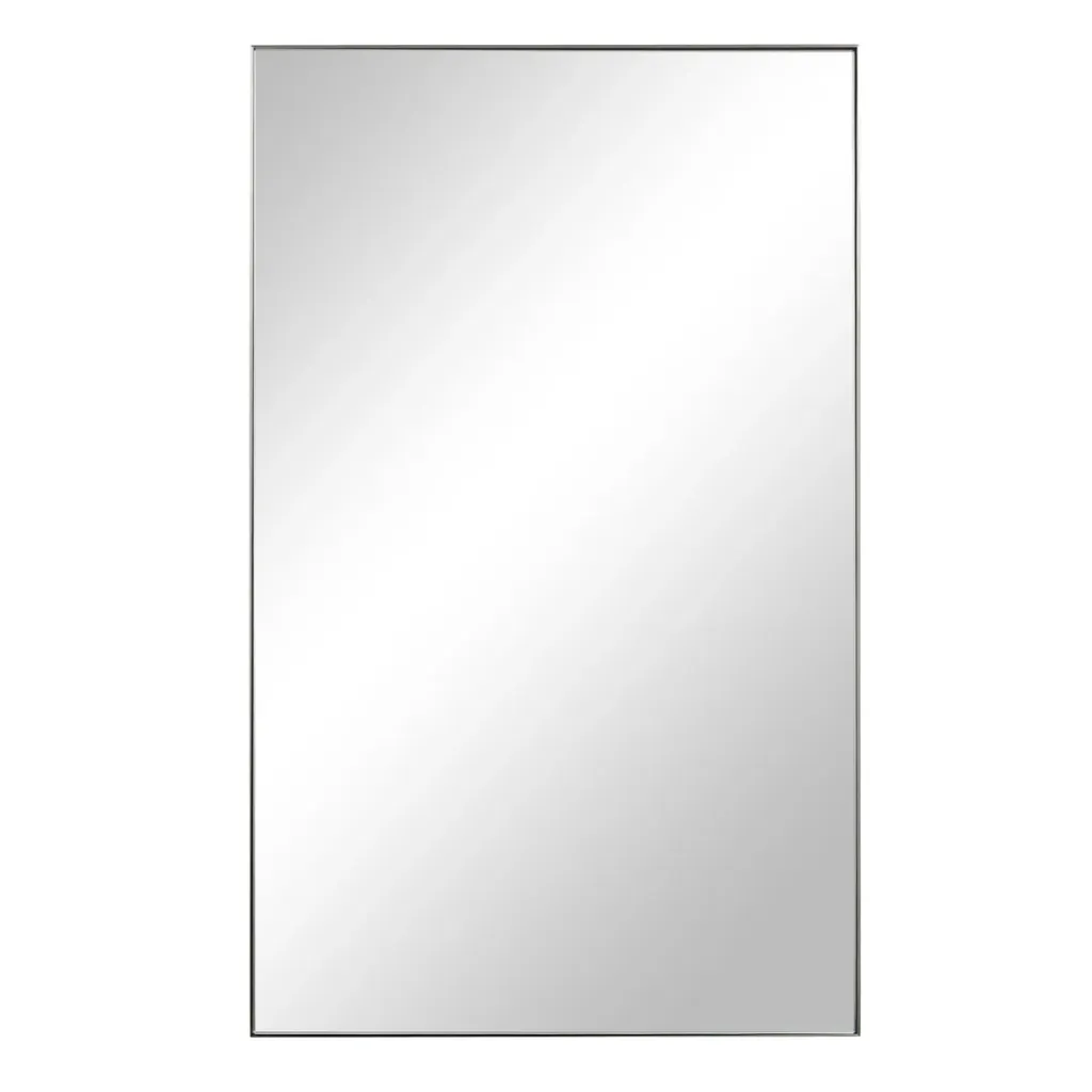 [REN-MT2700] Spili Miroir 22" larg. x 36" haut. cadre nickel poli