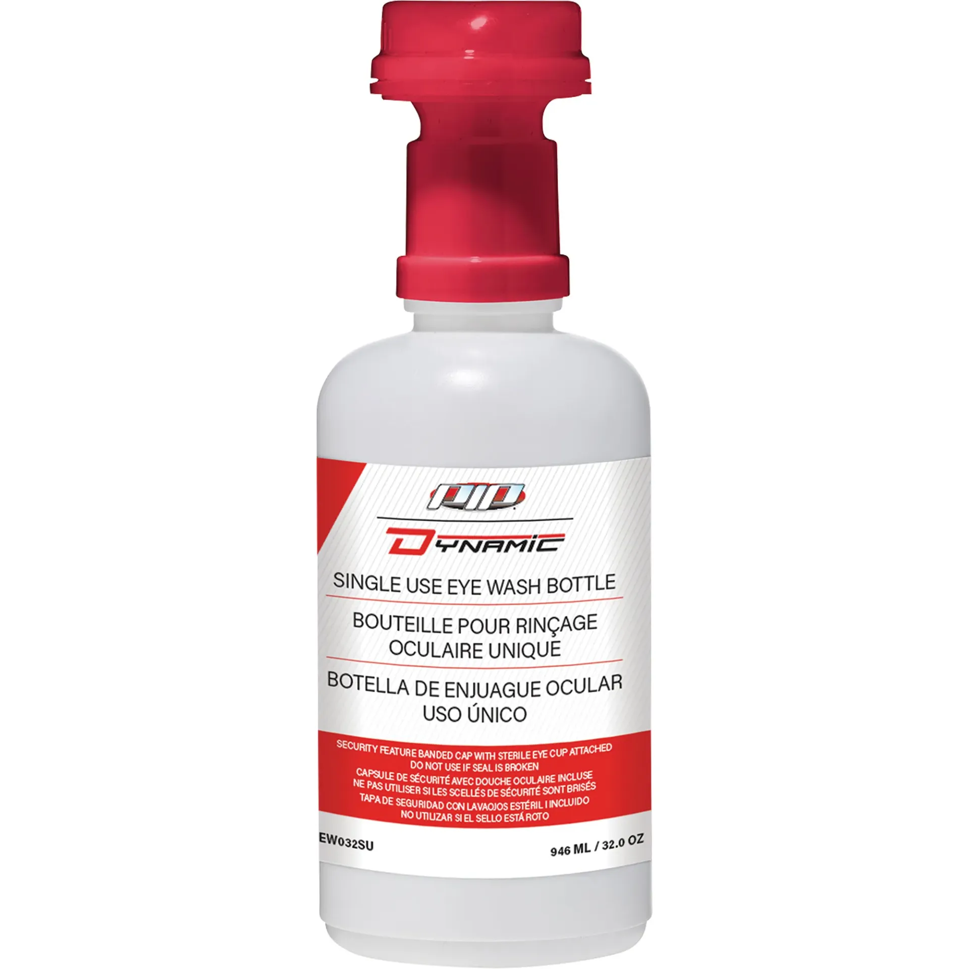 Bouteille vide de 16 oz pour douche oculaire