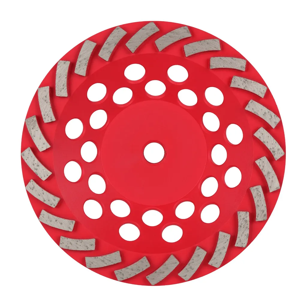Turbo DIAMOND MAX Meule boisseau diamantée à 14 segments