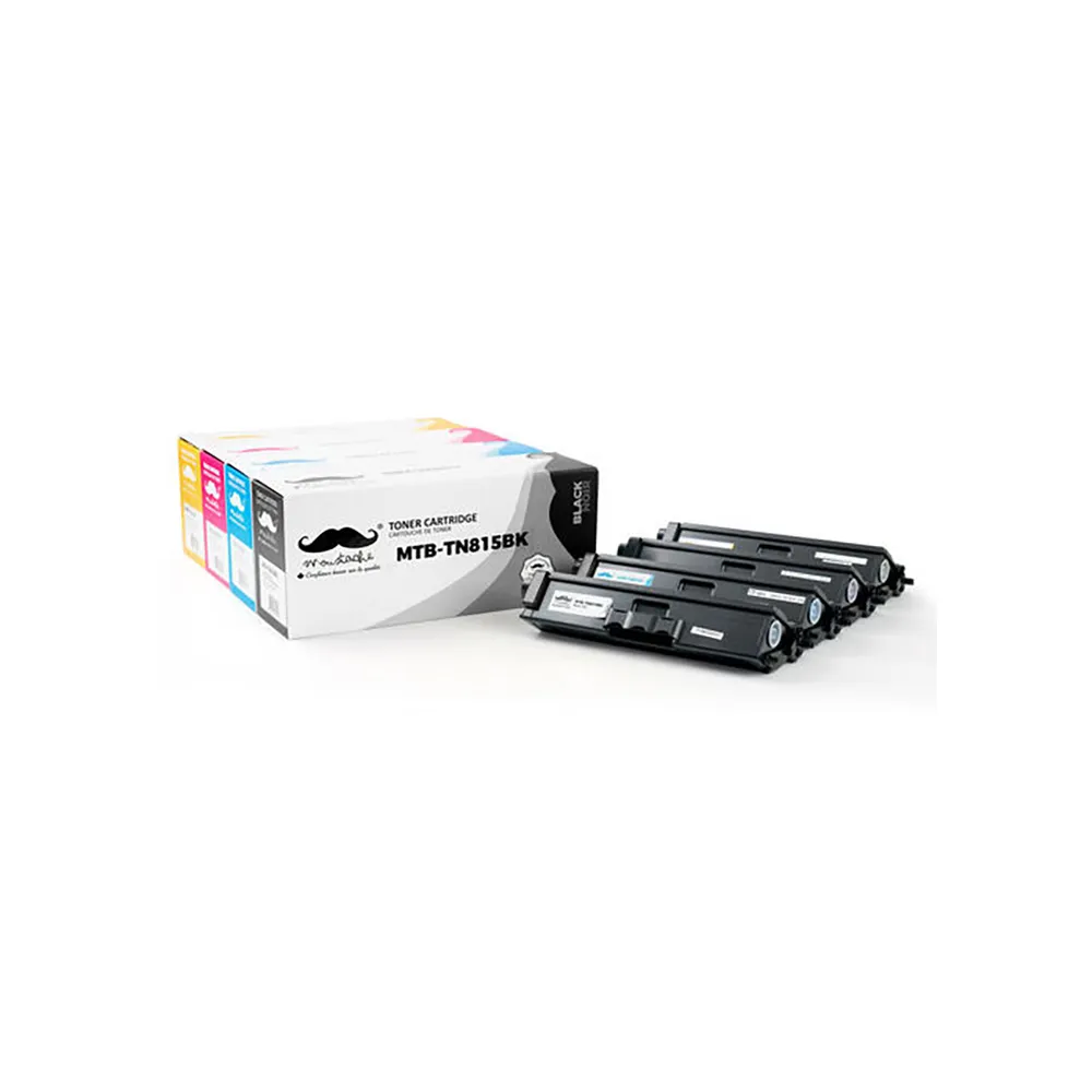 Ensemble de 4 cartouches haute capacité BK/C/M/Y compatibles Brother TN815