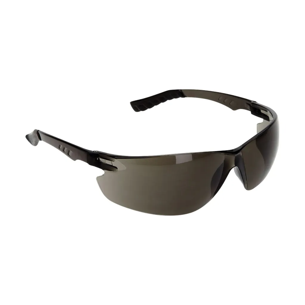 [PIP-EP850S] Dynamic™ Techno™ Lunettes de sécurité sans monture avec tempe de fumée, lentille fumée et revêtement 4A
