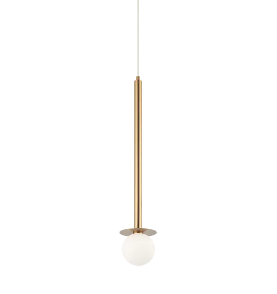 Luminaire suspendu 1x G9 laiton doré