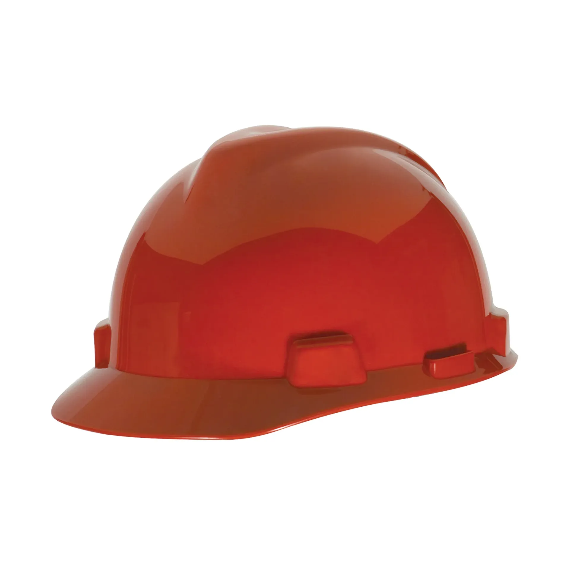 [MSA-C217095] Super-V Casque de sécurité CSA type 2 rouge avec suspension à rochet