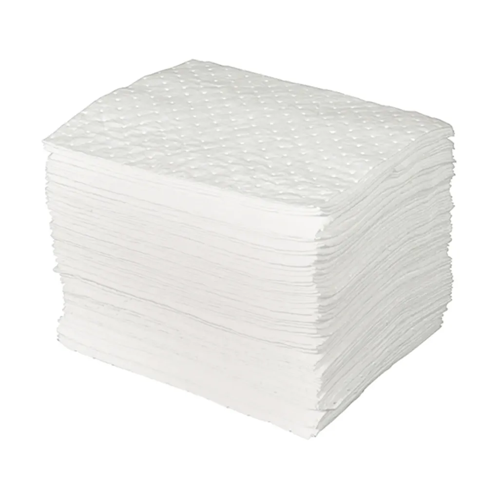 [SPC-BPO500] SPC Basic Feuilles absorbantes huile seulement meltblown 15" x 17" 17 gal. d'absorbtion 100/Pqt