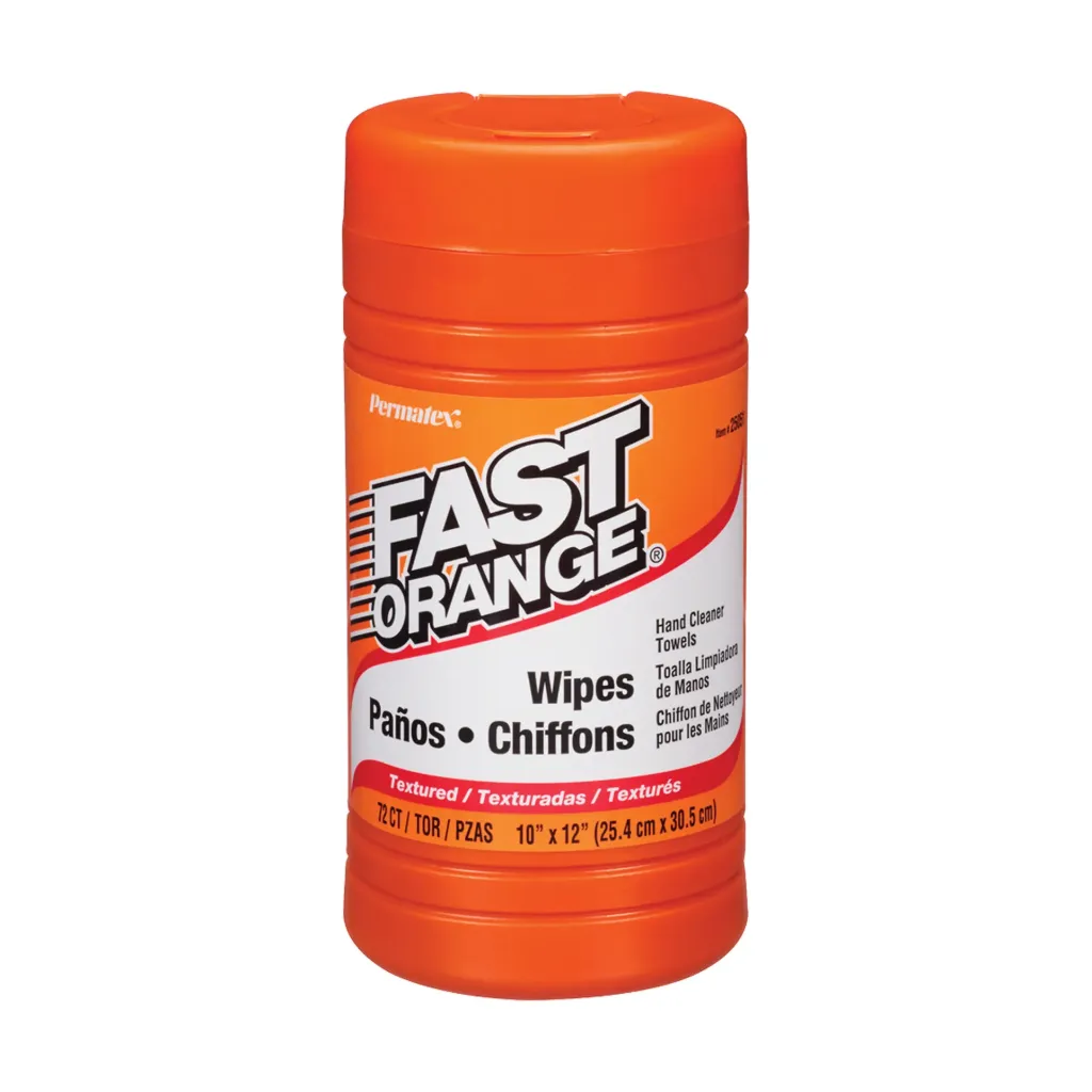 [FAO-25051] Fast Orange Lingettes nettoyantes 10" x 12" 72 /Seau