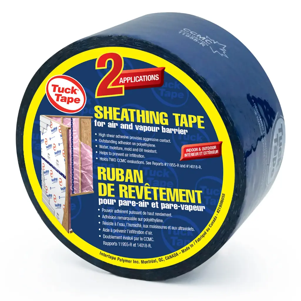 [IPG-219086055] Tuck Tape Ruban de revêtement de construction bleu 60mm x 55m
