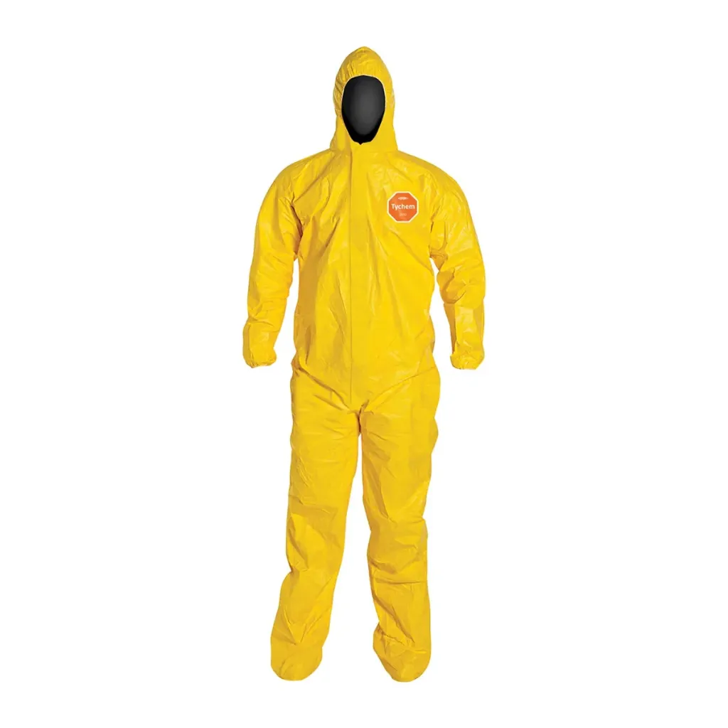 DuPont™ Tychem® 2000 Combinaison de protection chimique a/ capuchon et chaussettes