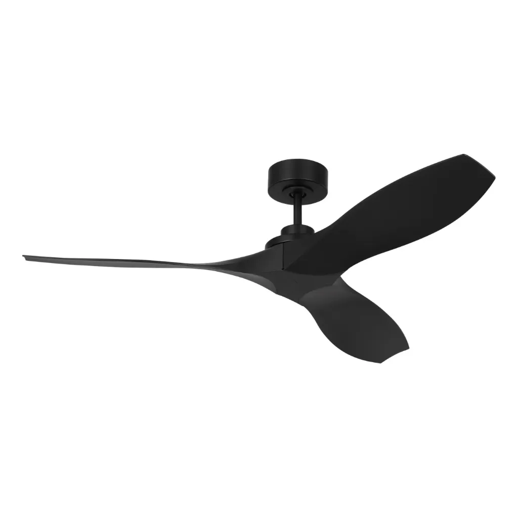 Collins Coastal Ventilateur de plafond intelligent 52" Noir Minuit