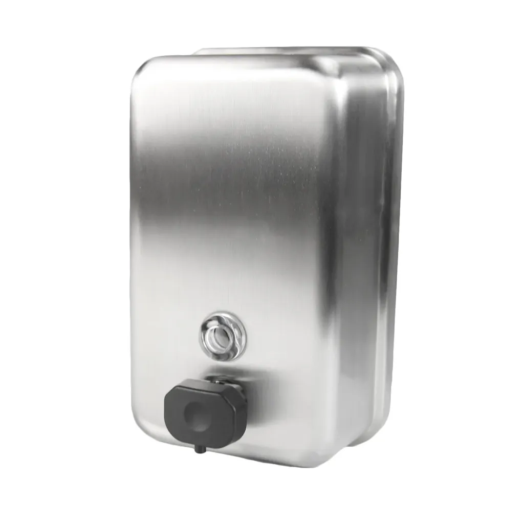Distributeur de savon liquide vertical acier inoxydable