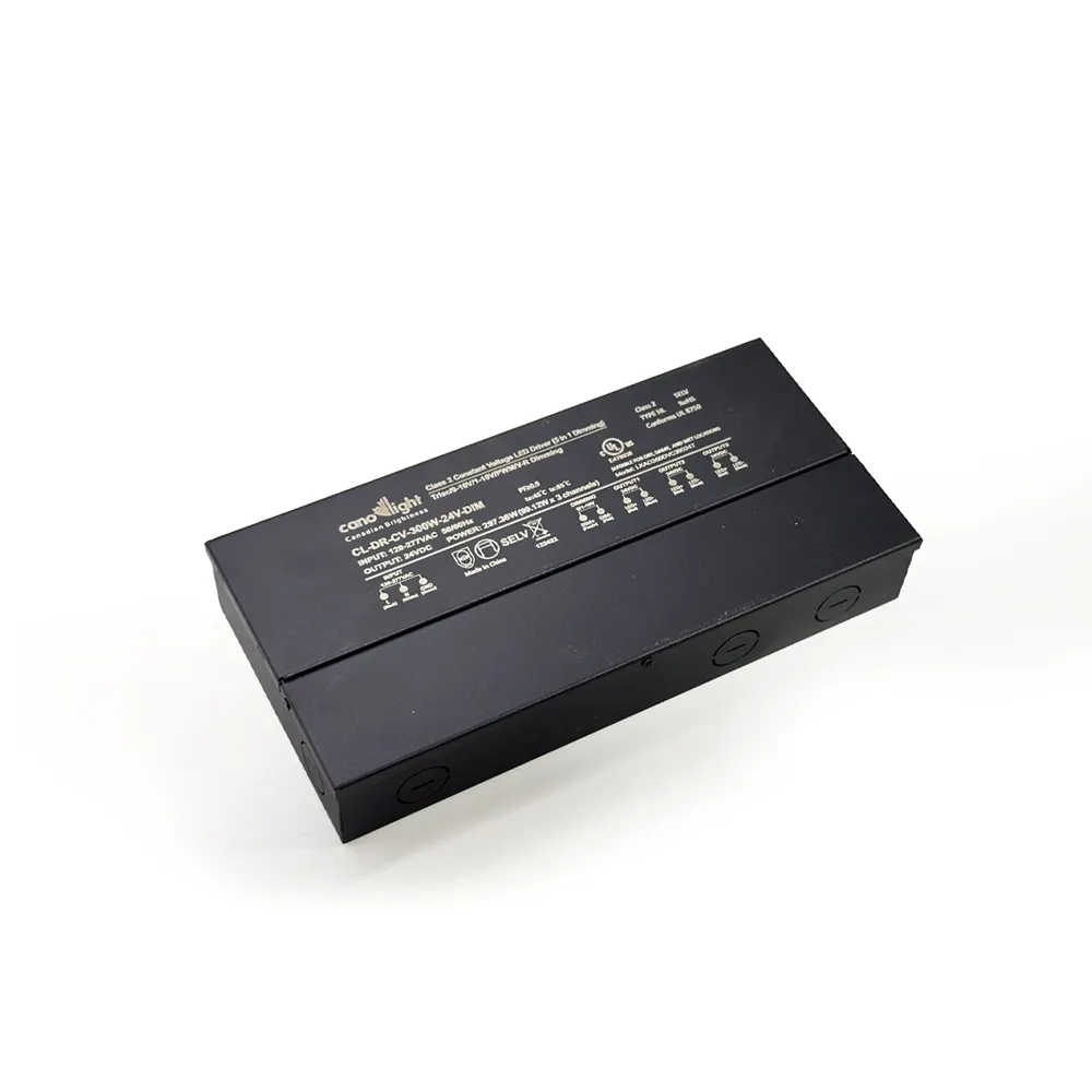 Transformateur DEL 297.36W (3 X 99.12W) 120VAC à voltage constant 24VDC graduable
