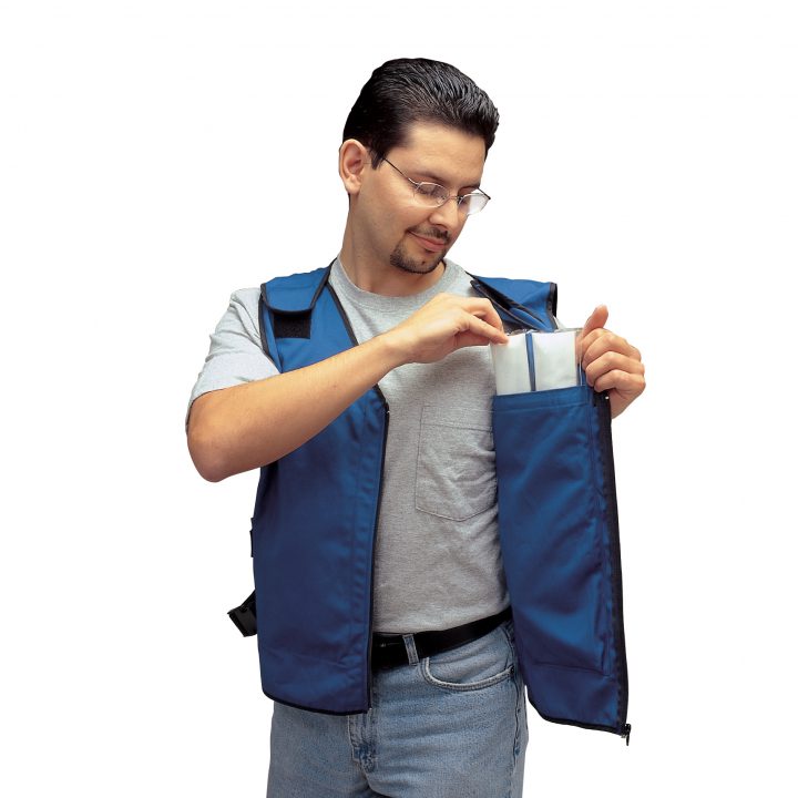 Standard Cooling Vest for Cooling Inserts, Large (34" to 44", 100 to 175 lbs)
