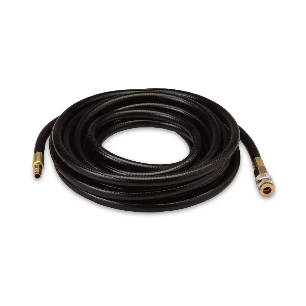 [ALG-9100-100] 100' Air Line Hose, 3/8" Diameter with OBAC Style Coupler and Plug (LP)