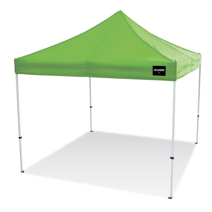 High visibility green utility shelter