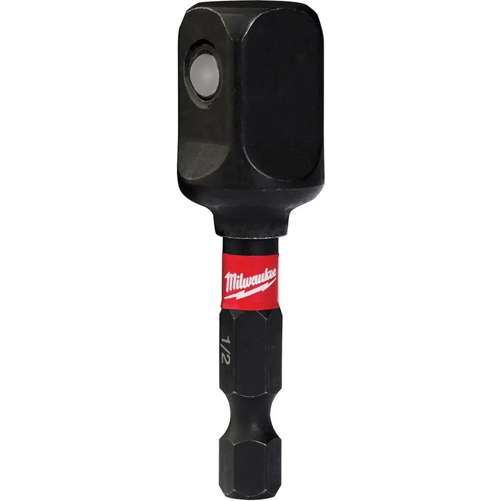 Adaptateur de douille à chocs Shockwave, 1/4" Prise, mâle 1/2", Sphérique, 2" lo