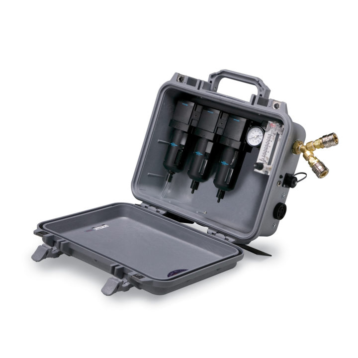 Panneau de filtre à air transportable par deux travailleurs sans moniteur de CO