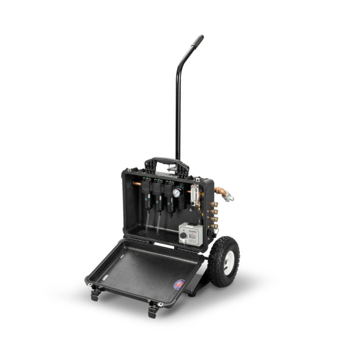 Air filtration cart, 4 people