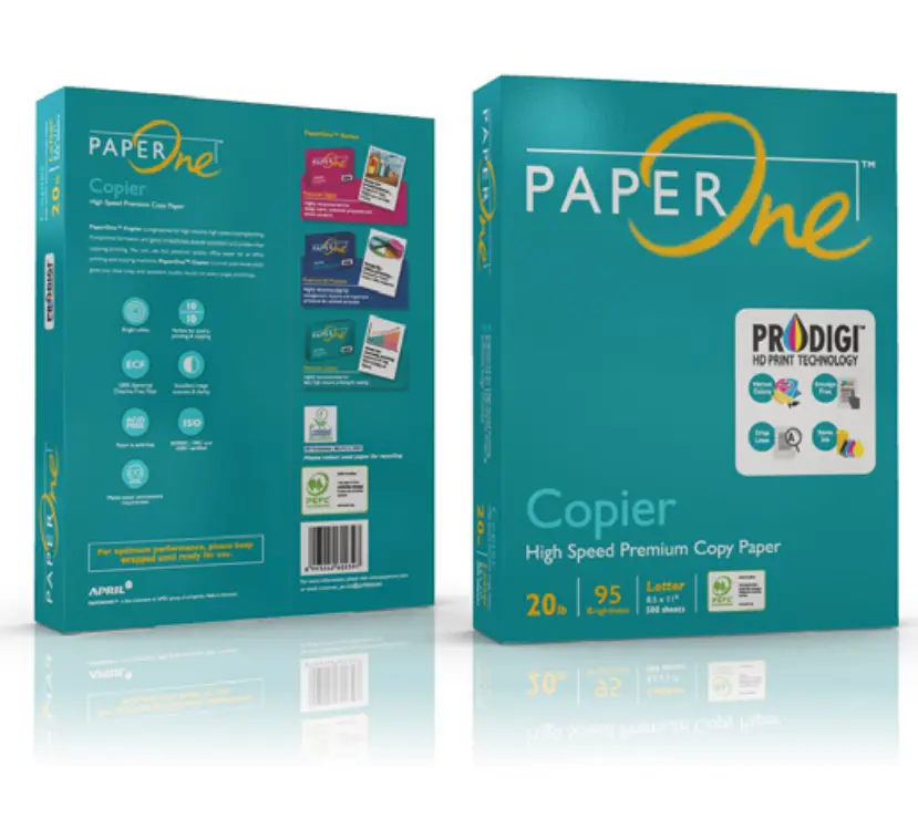 [PAP-566195] White office paper 8.5" x 11" 20 lbs pack of 500