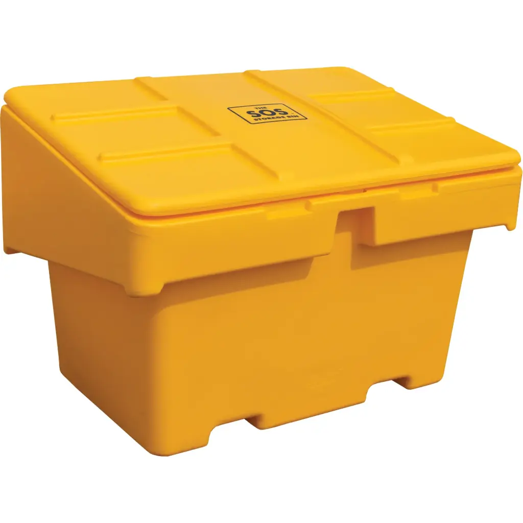 [TSP-SOS18Y] SOS 18 Storage Bin, 18.5 cu ft, yellow, with hasp